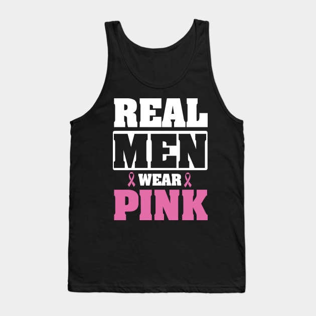 Cancer: Real men wear pink Tank Top by nektarinchen